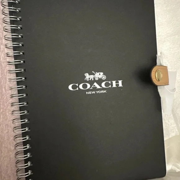 Coach Powder Pink Notebook, New - Picture 2 of 3
